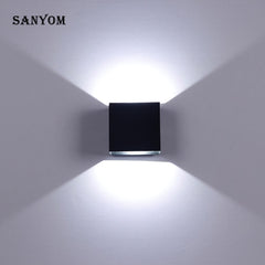 SANDIY Nordic Wall Light 12W Cubic Sconce Night Lamp for Home Corridor Stair Kitchen Decor Bedside Led Indoor Lighting 90-160V