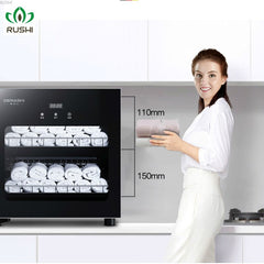 DEMASHI 220V Household Sterilizing Towel Heated Disinfection Cabinet Beauty Salon Towel Warmer Disinfecting Cabinets