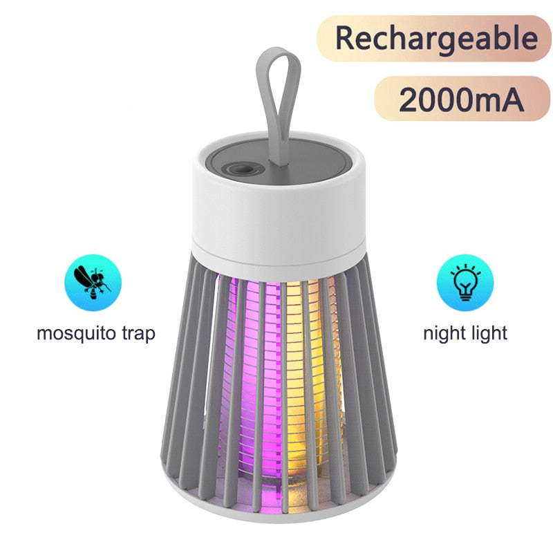 Newest USB Recharge Mosquito Killer Lamp Radiationless Mosquito Repellent Mute Electric Insect Trap Eliminator Indoor Lighting