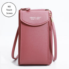 Women Bags Soft Leather Wallets Touch Screen Cell Phone Purse Crossbody Shoulder Strap Handbag for Female Cheap Women's Bags