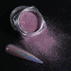 White Chrome Pearl Nail Powder Shimmer Glitter Wedding Bride Nail Design Aurora Rubbing Dust Mirror Effect Fairy Powder GLY459