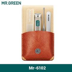 MR.GREEN Portable Manicure Set Nail Clippers Travel Tools Kit Stainless Steel Gift Box For Friends Or Family