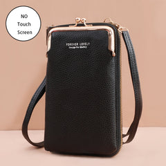 Women Bags Soft Leather Wallets Touch Screen Cell Phone Purse Crossbody Shoulder Strap Handbag for Female Cheap Women's Bags