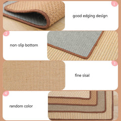 Couch Cat Scratch Protect Mat Cat Scraper for Cats Tree Scratching Post Cat Scratcher Sisal Sofa Mats Furniture Protector