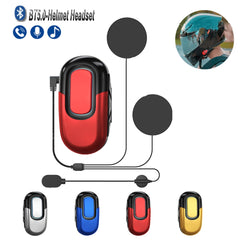 Motorcycle BT Helmet Headset Wireless Hands-free call Kit Stereo Anti-interference Waterproof Music Player Speaker Headphones