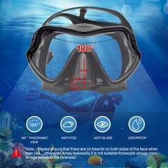 JoyMaySun Professional Scuba Diving Masks Snorkeling Set Adult Silicone Skirt Anti-Fog Goggles Glasses Swimming Pool Equipment