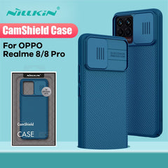 For OPPO Realme 8 Pro Case For Realme 8 Pro NILLKIN CamShield Case Slide Camera Protection Back Cover For Realme 8  Case