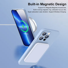 For Magsafe Magnetic Wireless Charging Case For iPhone 13 11 12 Pro MAX mini 8 Plus XR XS Max X SE 2020 Liquid Silicone Cover