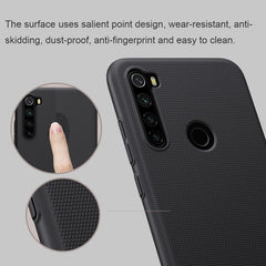 For Xiaomi Redmi Note 8 Case Frosted Shield PC Hard Anti-fingerprint Matte Case Gift Phone Holder For Note 8/8 Pro Phone Cover