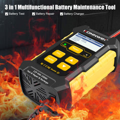 KONNWEI KW510 Full Automatic  12V Car Battery Tester Pulse Repair 5A Battery Chargers Wet Dry AGM Gel Lead Acid Car Repair Tool