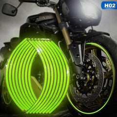 Motorcycle Reflective Sticker Universal Wheel Rim