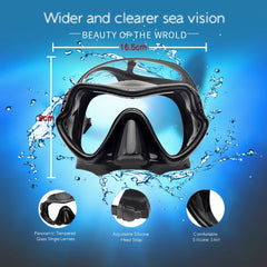 JoyMaySun Professional Scuba Diving Masks Snorkeling Set Adult Silicone Skirt Anti-Fog Goggles Glasses Swimming Pool Equipment