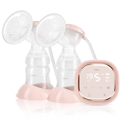 NCVI Double Electric Breast Pumps, 3 modes &amp; 9 levels, Protable Dual Breastfeeding Milk Pump, Night Light, Touch Screen