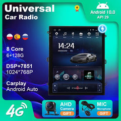 Universal Car Radio Stereo Android Auto Carplay Multimedia Video Player Navigation GPS Audio Smart Intelligent System 9.7 Inch