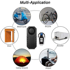 Elecpow Waterproof Bicycle Alarm Motorcycle Electric Vehicle Bike Security  Burglar Alarm Remote Control Vibration Detector