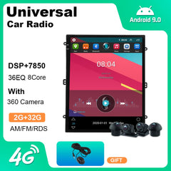 Universal Car Radio Stereo Android Auto Carplay Multimedia Video Player Navigation GPS Audio Smart Intelligent System 9.7 Inch