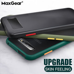 Matte Silicone Shockproof Bumper Phone Case For Samsung Galaxy Note 10 Pro 9 8 S10 S9 S8 S20 Plus S10E A51 A71 A21 A81 A91 Cover