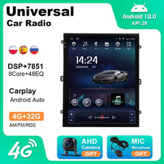 Universal Car Radio Stereo Android Auto Carplay Multimedia Video Player Navigation GPS Audio Smart Intelligent System 9.7 Inch