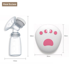 RealBubee Microcomputer Intelligent Double Electric breast pumps lithium battery Breast Pump with Milk Bottle for Mothers