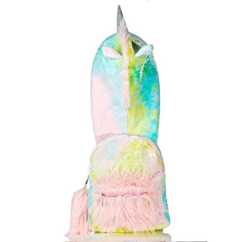 unicorn hooded backpack | Heccei