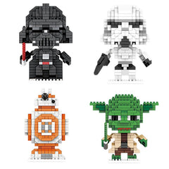 Disney Star Wars character building blocks Plastic mini building blocks Brain Games Toys Room decoration birthday gifts