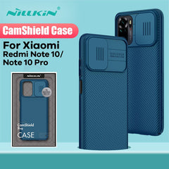 NILLKIN For Xiaomi Redmi Note 10/10 Pro Case CamShield Camera Protect Privacy Back Case For Redmi Note 10 Pro Max Cover For 10S