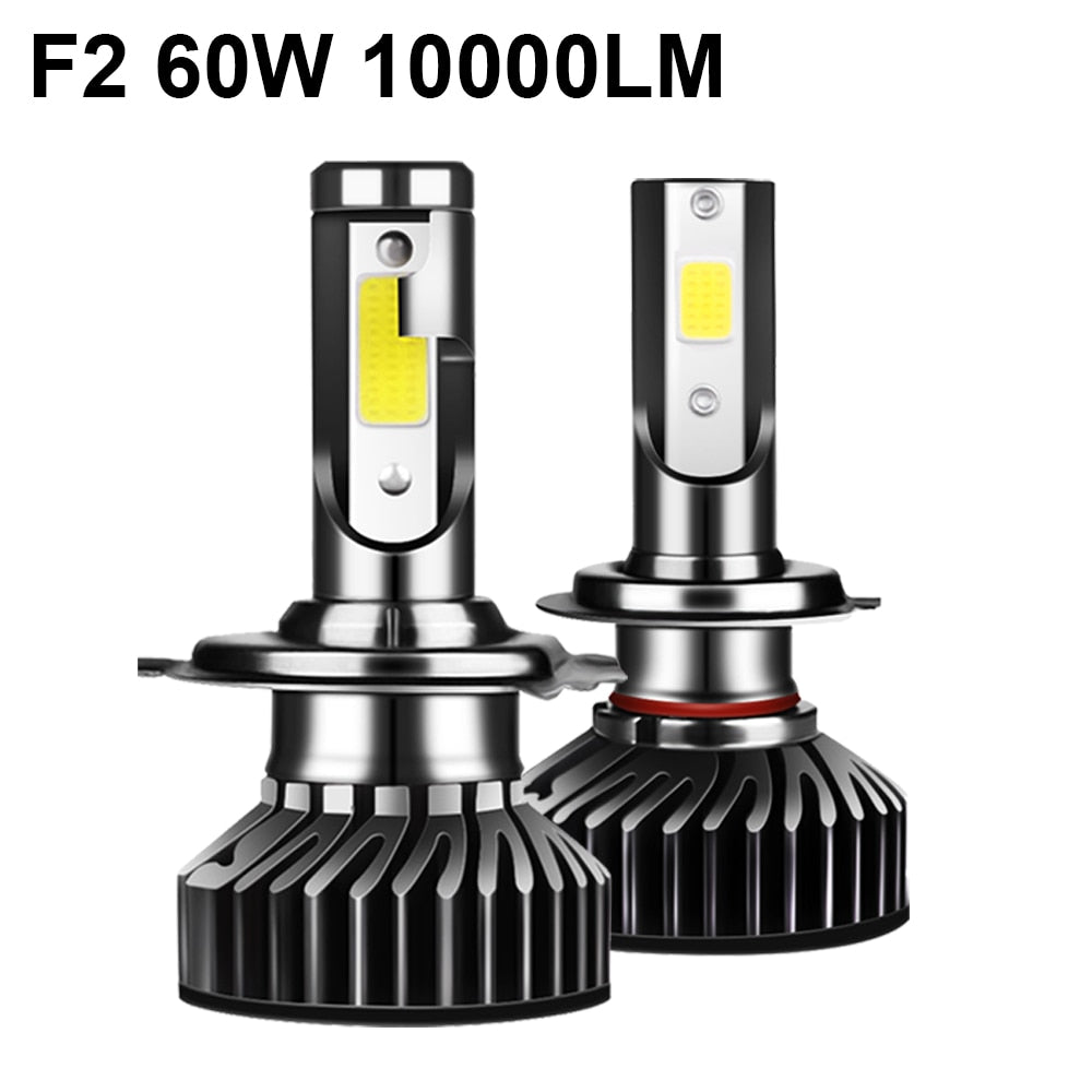 YHKOMS 80W 14000LM Car Haedlight H4 H7 H1 LED H8 H9 H11 4300K 5000K 6500K 8000K 25000K Auto fog Light 80W 16000LM 12V LED Bulb