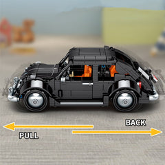 SEMBO City Beetle Classic Sports Car Building Blocks MOC Retro Technical Vehicle Model Bricks Toys For Children Birthday Gifts