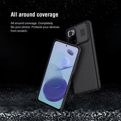 NILLKIN For Xiaomi Redmi Note 10/10 Pro Case CamShield Camera Protect Privacy Back Case For Redmi Note 10 Pro Max Cover For 10S