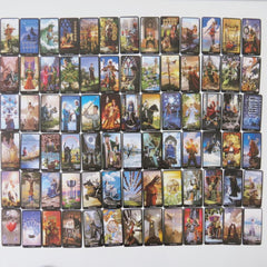 new Tarot deck oracles cards mysterious divination witches tarot cards for women girls cards game board game