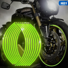 Motorcycle Reflective Sticker Universal Wheel Rim