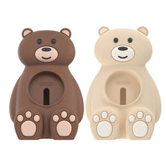 Silicone Bear Wireless Charger Stand Galaxy Watch4/4Classic Cartoon Animal Bear Child Station Dock Bracket Holder Accessories