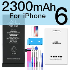 PINZHENG Original High Capacity Battery For iPhone 5S SE 5 6 6S 7 8 Plus Phone Replacement Batteries Warranty One Year Bateria