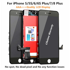 Original OEM LCD Display For iPhone 5S 6 7 8 6S Plus Screen 3D Touch Digitizer Assembly Mobile Phone Repair Pantalla Replacement