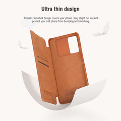 For Xiaomi Redmi Note 11 Pro Case NILLKIN Qin Leather Lens Protection Cover For Note 11 Pro 5G Slide Camera Case For Note 11Pro+