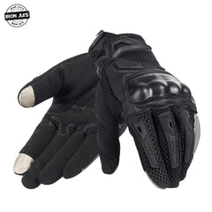 IRON JIA&#39;S Summer Motorcycle Gloves Men Touch Screen Breathable Moto Racing Riding Motorbike Protective Gear Motocross Gloves