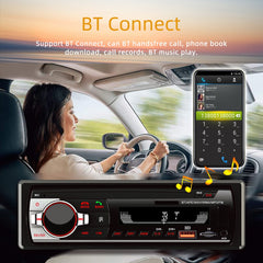 X-REAKO JSD-520 Car Radio 1Din FM MP3 Player Audio Stereo AUX Input USB/SD Charging Function with Remote Control In Dash Music