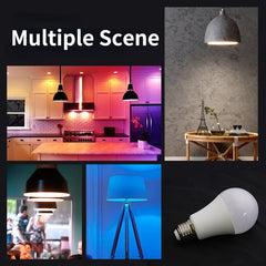 OPPLE E26 RGB Bulb Home 9W LED Lamp Bluetooth Voice Control Dimmable Alexa Speaker Google Siri Light