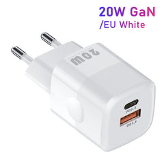 KUULAA USB C Charger 33W 20W GaN PD QC 3.0 Type C USB Charger Fast Charging For iPhone 14 13 12 11 Pro Max 7 8 Samsung iPad Air