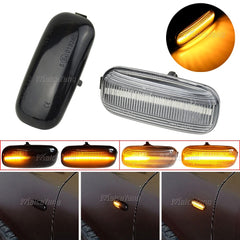 For Audi A3 8P A4 B6 B7 A8 A6 S6 C5 C6 4f Pre-facelift 2PCS LED Dynamic Side Marker Turn Signal Light Sequential Lamp