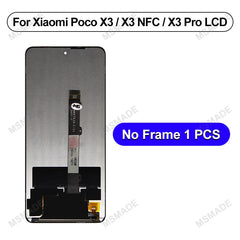 Original For Xiaomi POCO X3 Display LCD Touch Screen Digitizer For POCO X3 Pro NFC LCD Replacement Parts M2007J20CG Display