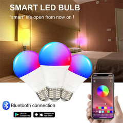 CORUI Tuya Smart Wifi Bulb Dimming Light Bulb E27 RGBCW Voice &amp; Smart Life &amp; SmartThings Control Support Alexa Google Home Alice