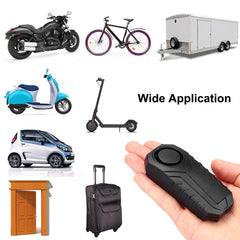 Powstation Bicycle Remote Control Alarm Wireless Waterproof Electric Motorcycles Alarm Anti-theft Security Lock For Motorcycle