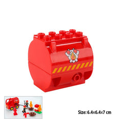 New Large Building Blocks Children Toys Cartoon Princess Carriage Car Airplane Vehicle Model Big Size Bricks Gift For Children