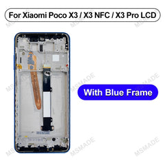 Original For Xiaomi POCO X3 Display LCD Touch Screen Digitizer For POCO X3 Pro NFC LCD Replacement Parts M2007J20CG Display