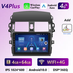 Podofo Multimedia For Toyota Corolla 2006-2012 Android Auto Radio Car Intelligent System Audio 2Din Head Unit Stereo Receiver