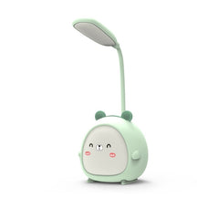 Portable LED Desk Lamp Foldable Light Cute Cartoon Desk Lamp USB Recharge LED Reading Light Eye Protective Colorful Night light