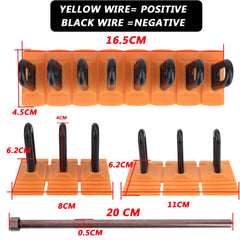 Orange Dent Puller Kit Auto Dent Repair Tools Paintless Glue Puller Tabs Tools Kit For Car Paintless Dent Repair Tool