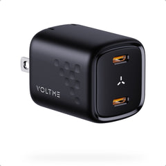 VOLTME 30W GaN Charger USB A + USB C Charger Fast Charging PD 3.0 QC 4.0+ Support PPS AFC FCP SCP MTK For iPhone 13 12 Pro Max