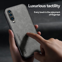 Luxury Leather Magnetic Case For Huawei P30 P40 P20 Pro Lite P30Pro P30Lite P20Pro Full Protective Matte Covers With Metal Plate